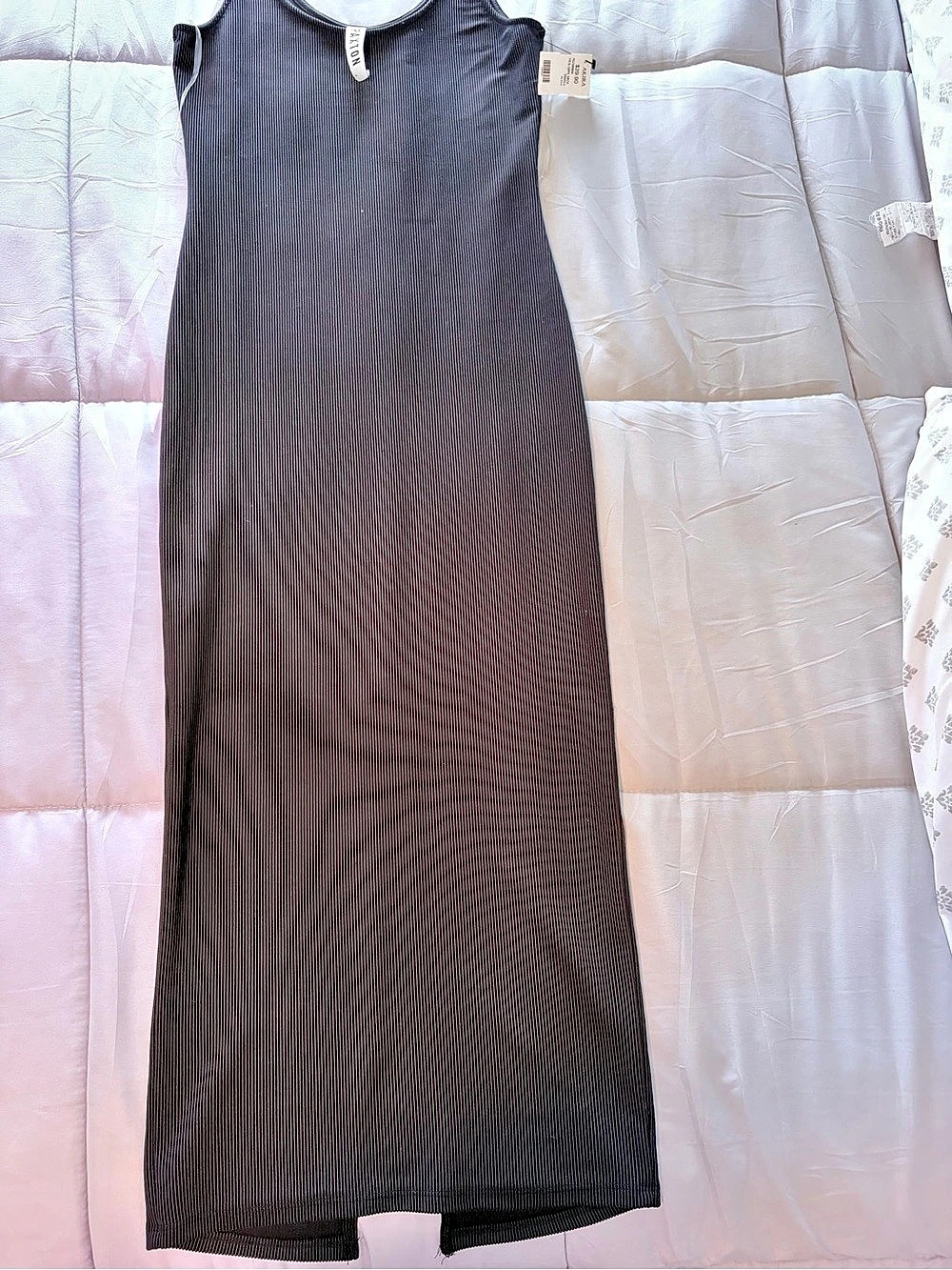Akira Yes Girl Midi Dress Ribbed Black Small